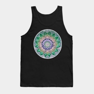 Mandala Tie Die Earth color hippie boho grateful dead head phish mother's day Tank Top